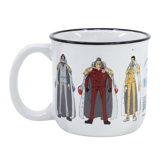 One Piece Marine Ceramic Breakfast Mug 14 Oz In Gift Box Κούπες
