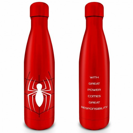 Metal Drinks Bottle Μπουκάλι Θερμός Ανοξείδωτο 540ml Κόκκινο MDB25588 Spiderman