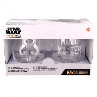 Stor Mandalorian Σετ Ποτήρια Νερού από Κρύσταλλο 510ml 2τεμ