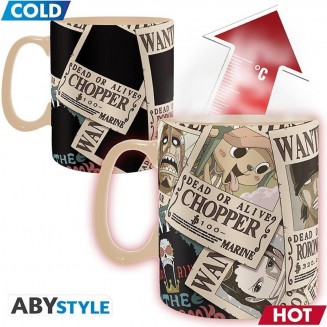 Abysse: One Piece - Wanted  Κούπα που αλλάζει με την θερμοκρασία (460ml) (ABYMUGA444)