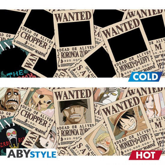 Abysse: One Piece - Wanted  Κούπα που αλλάζει με την θερμοκρασία (460ml) (ABYMUGA444)