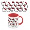 Hello Kitty Many Kittys Red Coloured Inner Pod Κούπα Pyramid 315ml