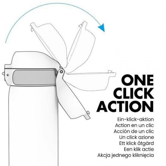 Ion8 Double Wall Μπουκάλι Θερμός Ανοξείδωτο BPA Free 500ml Πράσινο