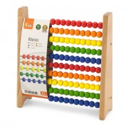 Viga Ξύλινο αριθμητήριο με 10 σειρές με μεταλλικές μπάρες