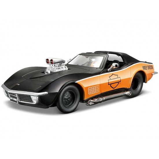 Maisto Harley-davidson Custom 1970 Chevrolet Corvette 32193 αυτοκίνητο