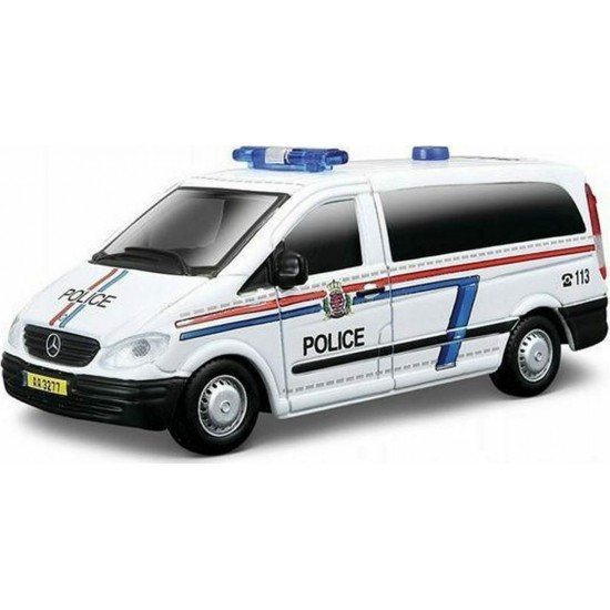 Bburago Αυτοκινητάκι Emergency Force Mercedes Benz Vito για 3+ Ετών 1/50