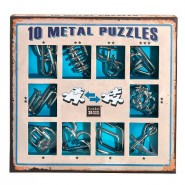 10 Metal Puzzles- Blue Set Eureka 10 Metal Puzzles- Blue Set Eureka