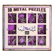 10 Metal Puzzles- Purple Set Eureka 10 Metal Puzzles- Purple Set Eureka