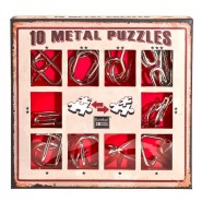 10 Metal Puzzles- Red Set Eureka 10 Metal Puzzles- Red Set Eureka