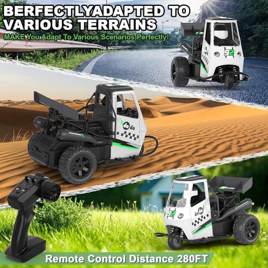 Αγωνιστικό Drift τρίκυκλο κλίμακας 1: 16 με σύστημα ψεκασμού και τελική ταχύτητα 24 KM/H