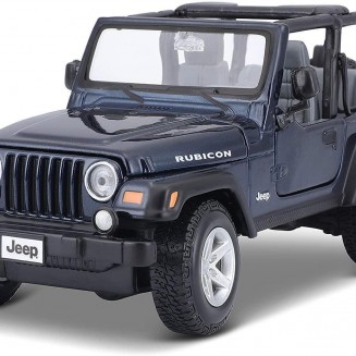 Maisto 1:18 speed jeep wrangler rubicon blue