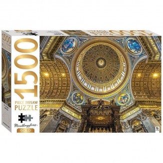 Παζλ Hinkler Mindbogglers Gold: St. Peter's Basilica (1500 Κομμάτια)