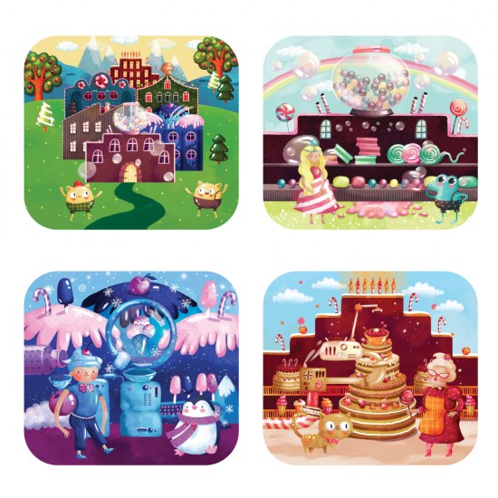 Svoora Δίσκος εικόνων 'Εργοστάσιο ζαχαρωτών' για Optiviewer 3d