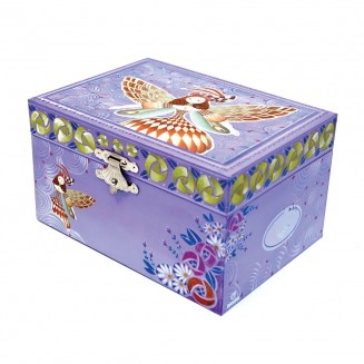 Svoora Μουσικό Κουτί Μπιζουτιέρα με Θήκη για Δαχτυλίδια και Ευρύ Καθρέπτη Roxane