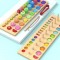4 in 1 Wooden Rainbow Stacking Fishing Number Puzzle