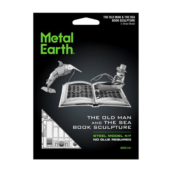 The Old Man and The Sea Book Sculpture Metal Earth puzzle