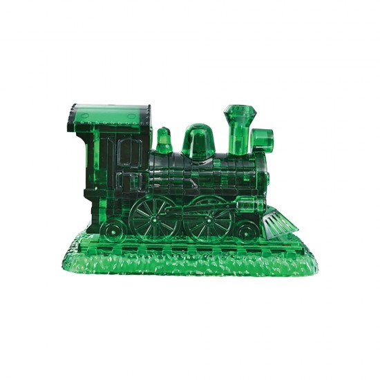 Crystal Puzzle 3D Ατμομηχανή Πράσινη (Steam Locomotive Green)