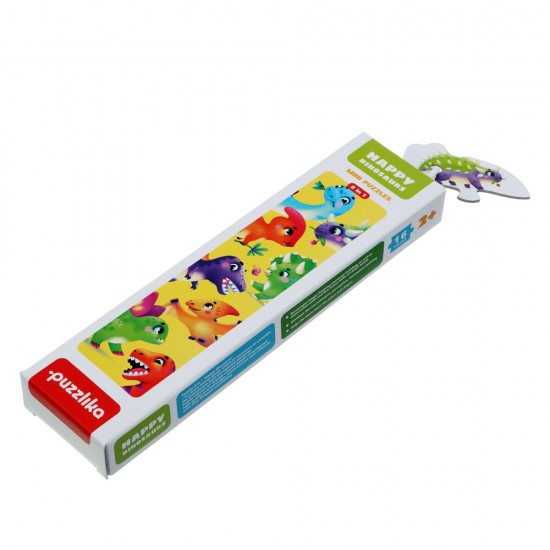 Cubika Σετ 8 παζλ των 2 τεμαχίων Δεινόσαυροι