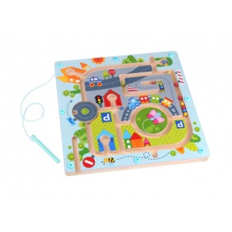 Ξύλινος Λαβύρινθος Πόλη -Tooky Toy