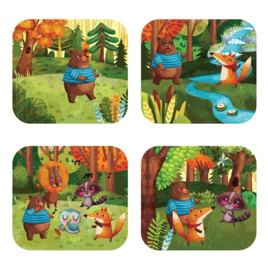 Δίσκος εικόνων 'Μουσικοί του Δάσους' για Optiviewer 3d Svoora