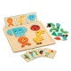 Djeco Ξύλινο μαγνητικό παζλ με κάρτες 'Ζωάκια