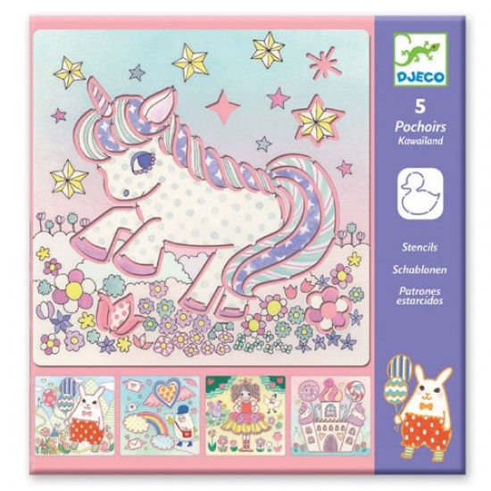 Djeco Στένσιλ 'Χαριτωμένα ζωάκια'