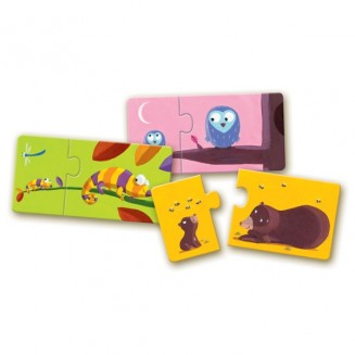 Djeco 12 Παζλ Duo 'Mαμά και παιδί'