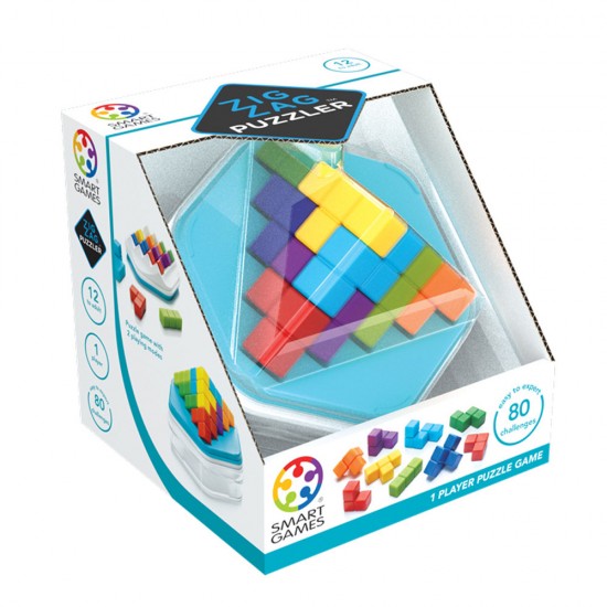 Smartgames παιχνίδι-σπαζοκεφαλιά 'Zig Zag Puzzler' (80 challenges)