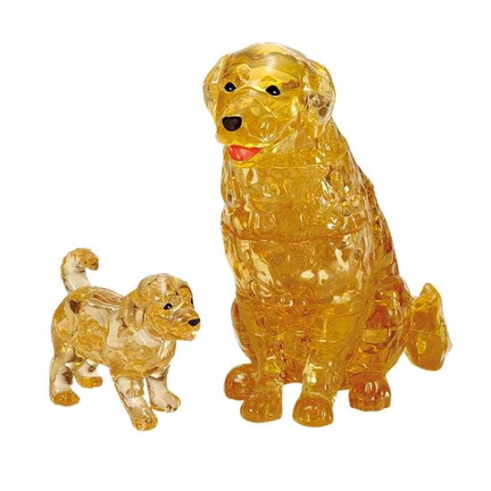 Crystal Puzzle 3D Golden Retrivier