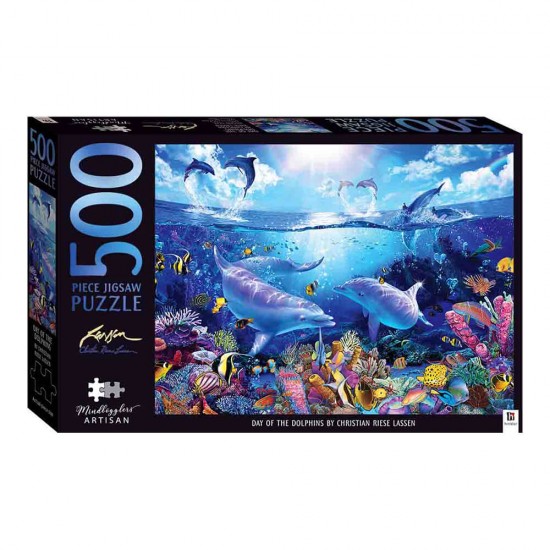 Puzzle Mindbogglers Artisan Jigsaw: C Lassen Day of the Dolphins