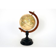 Υδρόγειος Σφαίρα Πολιτικός Χάρτης σε Ξύλινη Βάση 28εκ