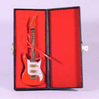Διακοσμητικό Μουσικό Όργανο Ηλεκτρική Κιθάρα με κουτί 16 εκ.