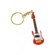 Vintage Διακοσμητικό Ξύλινο Μουσικό Όργανο Ηλεκτρική Κιθάρα 7cm