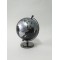 Υδρόγειος Σφαίρα Inox με βάση Τιτανίου Μαύρη Ασημί 19cm