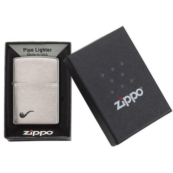ZIPPO Αναπτήρας  Pipe Brushed Chrome