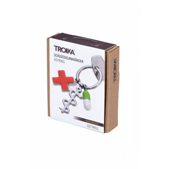 Μπρελόκ Κλειδιών Get Well Ιατρός Troika KR14-08CH