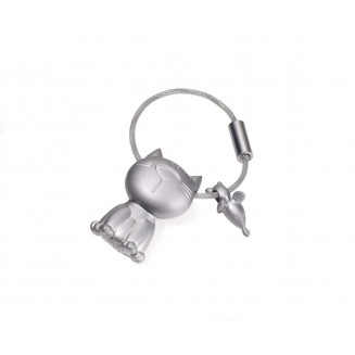 Μπρελόκ κλειδιών Γάτα και Ποντίκι Troika KR14-20