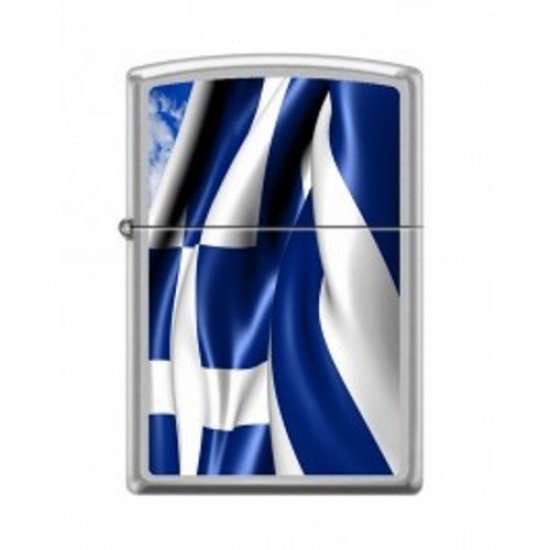 Zippo Αναπτήρας Ελληνική Σημαία