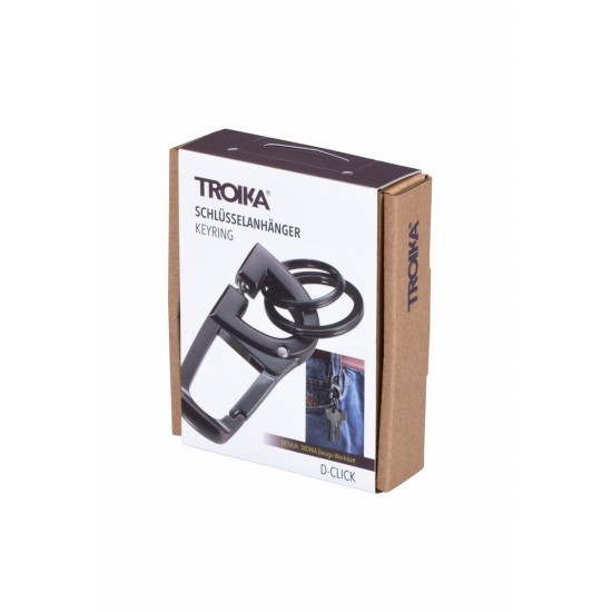 Μπρελόκ μεταλλικό γάντζος Troika D-CLICK
