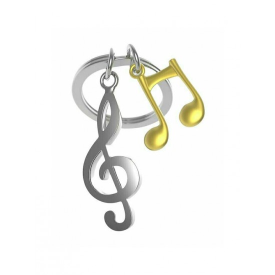 Μπρελόκ Κλειδιών Metalmorphose mtm992-01 Music Sol Key
