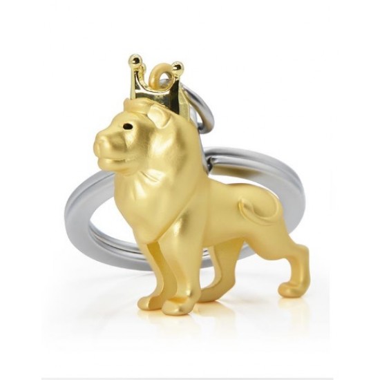 Μεταλλικό Μπρελόκ Metalmorphose Lion King & Crown mtm275-01