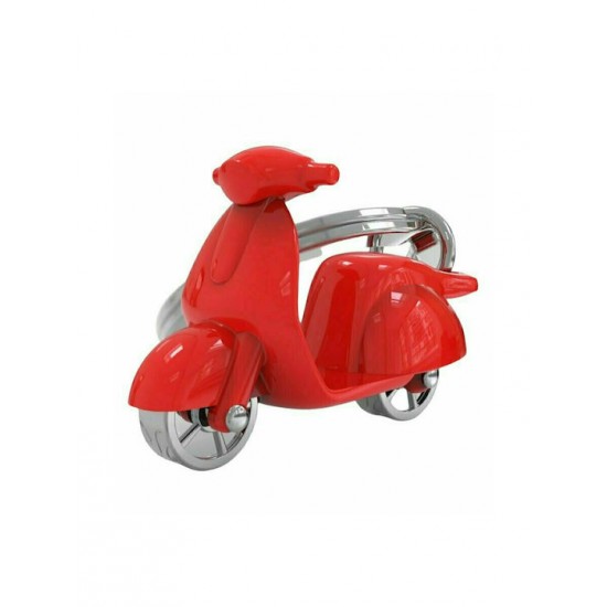 Μπρελόκ Μεταλλικό Scooter Κόκκινο Metalmorphose mtm999-01