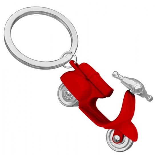 Μπρελόκ Μεταλλικό Scooter Κόκκινο Metalmorphose mtm933-01