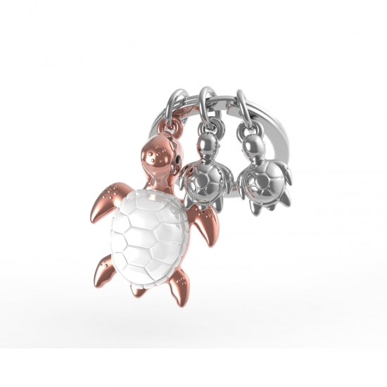Μπρελόκ Κλειδιών Metalmorphe Turtle Family mtm195-01
