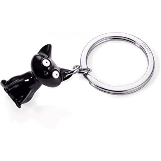 Troika Μπρελόκ Felix Μεταλλικό KR16-22/BK