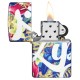 ZIPPO Αναπτήρας Colorful Tropical Flowers Design