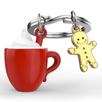 Μπρελόκ Metalmorphose MTM152-01- Chocolate milk cup with ginger bread