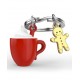 Μπρελόκ Metalmorphose MTM152-01- Chocolate milk cup with ginger bread