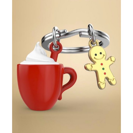 Μπρελόκ Metalmorphose MTM152-01- Chocolate milk cup with ginger bread