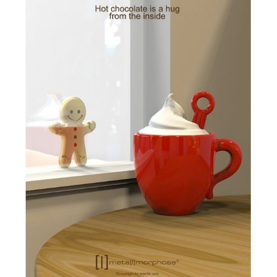 Μπρελόκ Metalmorphose MTM152-01- Chocolate milk cup with ginger bread